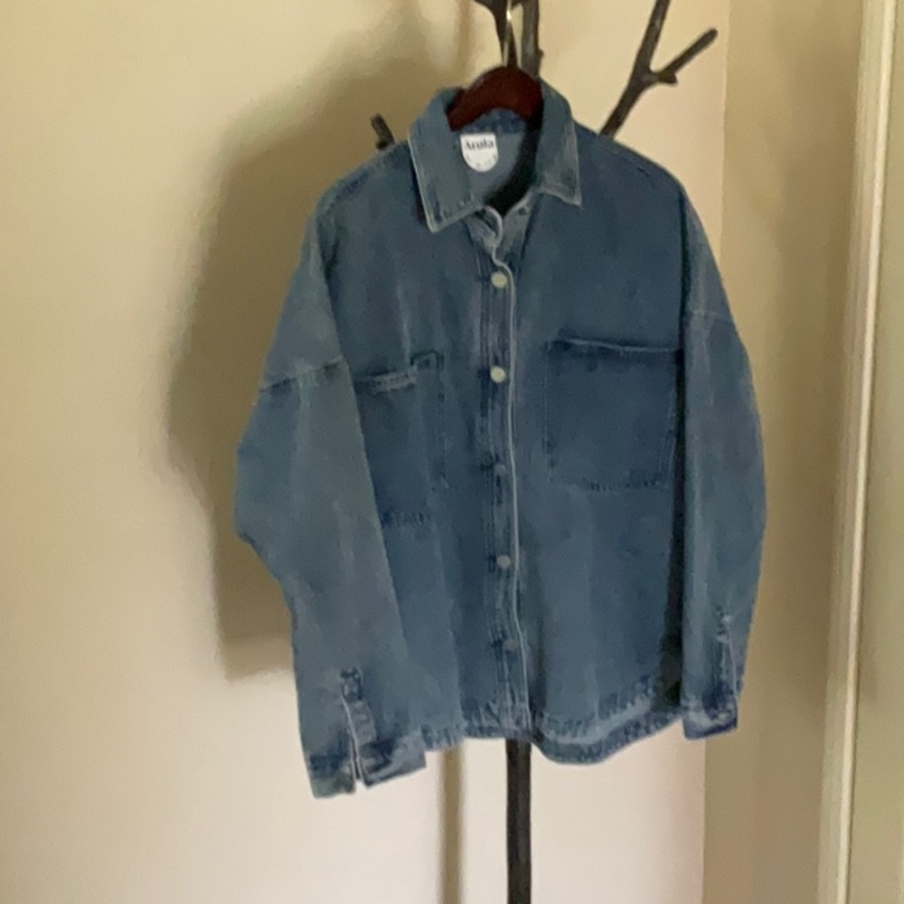 ARULA Classic Blue Denim Shacket